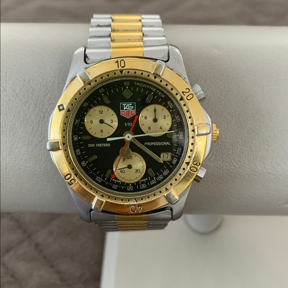 Tag Heuer Men’s Black Professional 2000 Series Chronograph Watch - Picture 4 of 17